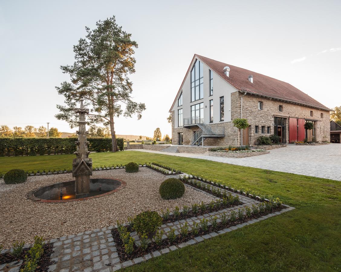 Hotel Dorfmuehle Lehrberg Kültér fotó
