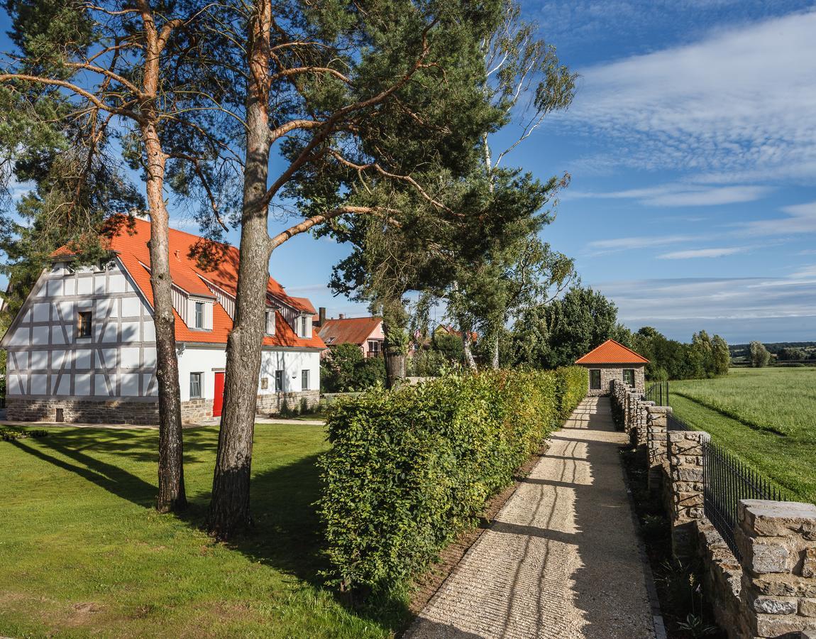 Hotel Dorfmuhle Lehrberg Kültér fotó